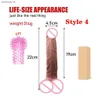 Dildos/dongs Big Dildo Sex Toys for Women Soft Silicone Long Dildo com Copa de Sucção Grande Pênis Realista para Orgasmo Anal Toy Sexo Adulto L230518