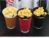 Snack Cup Holder Creative Fried Chicken Fries Popcorn Cup Holder Disponable Cold Drink Milk Tea Plastic Tray No Cup