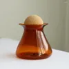 Garrafas de armazenamento alto borossilicato de cor de vidro de cor de tanque de tanque lata de chá de chá selada