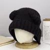 Berets Autumn And Winter Cute Soft Bear Wool Hat Women's Big Head Enclosure Ear Warmth Knitted Baotou