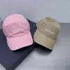 Casquette de créateur de style sportif pour hommes, casquette de voyage d'été pour femmes, couleur bonbon, lettre imprimée