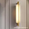 Lampade da parete Applique lunghe Decorazioni in stile moderno Luci per letti a castello Set per sala da pranzo Vetro per interni rustico