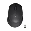 Mäuse Silent Plus, kabellose Maus, 2,4 GHz, 3 Tasten, PC/Mac/Laptop, Schwarz