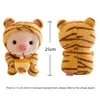 Bambole di peluche Super Soft Kawaii Cartoon Peluche Peluche Simpatico Maiale Coniglietto Rana Unicorno Tigre Con Tè Con Latte Bambola Regalo Di Compleanno Per Bambini 230525