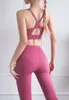 Euramericanan Joga Suit Zebrany piersi Pasek Cross Sports Bra Fitness Spodnie jogi kamizelka kamizelki kobiet