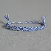 Strand ABL111(1) Boho Handmade Braided Friendship Bracelet Thread Woven Thin String Cord Stackable Simple Ethnic Jewelry Gift