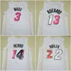 Jimmy Butler 22 Stitched Basketball Jerseys 2023 Finals Bam Adebayo 13 Tyler Herro 14 Team Shirt Wear All Stitched Red Black White Blue Yellow Pink For Sport Fans High