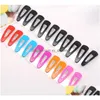 Hair Clips Barrettes Candycolored Glue Drop Scratchresistant Drip Bb Clip Gsfj043 Mix Order Head Delivery Jewelry Hairjewelry Dh7K6