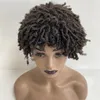 14 дюймов индийская девственная человеческая система волос натуральный цвет 15 мм скручивание полное парик для чернокожих