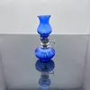 Europa y América Tubos de humo Hookah Bong Glass Rig Oil Water Bongs Adaptador de soporte de cigarrillo de vidrio de doble propósito clásico