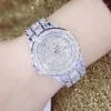 Polshorloges Klassieke sterrenhemel Diamant Dames kijken Luxe kristallen roestvrij staal Fashion Ladies Watches Brand Bracelet Waterdichte kwarts