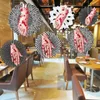 Party Decoration Paper Fan Decorations Set Halloween voor thuiskantoor bars binnen- en buitenevenementen Hangende decors