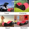 Lägermöbler mångsidiga uppblåsbara vuxna solchaiser lounger älskar soffa för par spelstolar säng camping folding strand