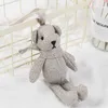 حلقات رئيسية في الخريف والشتاء الجديد من الكتان القطن الإبداعي Long Long Leg Decoration DIY DIY Toy Teddy Bear Doll -keychain G230525