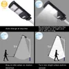 LED Solar Street Light 30W 60W 90W Solar Lights Waterproof Remote Pir Motion Solar Solar LED Oświetlenie na placu ogrodowym garaż