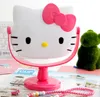 Kawaii Cat Kitty Desk Aynası Tek Taraflı Dönen Ayna Öğrenci Makyaj Aynası Taşınabilir