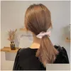 Cheveux Élastiques Cerise Stberry Imprimer Organza Corde Gaze Chouchou Bande Élastique Accessoires De Broderie À La Main Drop Delivery Jewelr Dhdwo