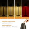 Table Lamps Metal LED Desk Lamp Touch Dimming USB Rechargeable Eye Protection Night Light Restaurant Coffee Bar Decor Lights