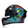Motorcycle Helmets 2023 Stylish Four Season Double Shield Helmet DOT ECE Approved Flip Up Bluetooth Motorbike Motorbikes 12