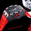 2023New Men's watch the latest upgrade V2 version RM35-02 carbon fiber hollowed out movement watches