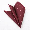 Bow Ties Men's Suit Business Square Pocket Handkufe Formell bröllop Presentkista SCARF -tillbehör