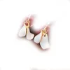 Temperament Simple Fashion White Petals Drop Earrings For Women Personality 2023 New Jewelry