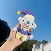 Clown cartoon circus cute keychain plush backpack pendant children's doll