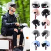 Motorcycle Helmets Cute For Men And Women Integrated Open Face Removable Liner Safety