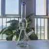 17 Inch beaker glass bongs dab rig of smoking hookah glass water pipe