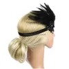 Headbands Fascinators With Feather For Women Ladies Elegant Hat Fashion Strap Flower Party Hair Headband Accessory Drop Delivery Jew Dhu9E