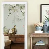 Curtain Chinese Flower And Bird Doorway Landscape Printing Door Bathroom Kitchen Bedroom Partition Japan Noren