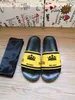 Flippers com caixa homens homens designers de moda Sapateiros de luxo Summer Summer Fliper Slipper