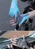 Gants de cyclisme gants demi-doigt protection solaire été VTT sports de plein air respirant mâle et femelle fitness choc abs 230525