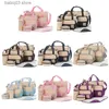 Sacs à couches 5 pièces ensemble multifonctionnel bébé à langer couche Nappy sac maternité momie sac à main GXMB T230525