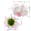 Party Decoration 4pcs Flowers Ball Arrangement Bouquet 18 Heads Roses For Our Store Wedding Centerpiece Rack Parties Valentine's