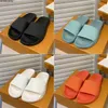 Slippers LUXURY L Designer Men Women Slippers Sandals Embossed Printing Pool Pillow Hook Loop Mule Summer Flat Heel Scuff Slides Flip Flops Beach Sandals J230525