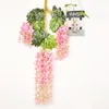 装飾的な花の外国貿易優秀な製品ノーブル人工ヴァイン植物シルクフラワーデコレーションウィステリアホームガーデンエルウェディングデ