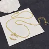 2023 Designer für Frauen Luxus Anhänger Halsketten Herzform Perle Choker Gold Halskette Buchstabe CCity Klassischer Schmuck Zubehör 3655