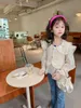 Vestes 2023 printemps filles vêtements pour enfants coréen bébé fille haut fille vêtements