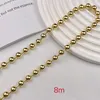 Lien Bracelets 2023 or perle chaîne collier femmes Vintage acrylique couleur métal perles colliers de perles filles fête mode bijoux