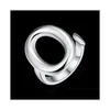 Band Rings Unisex Sterling Sier Plated Open O Ring Gssr008 Fashion 925 Plate Drop Delivery Jewelry Dhk7T