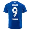 23 24 Schalke 04 축구 유니폼 Latza Terodde Zalazar Billter 2023 2024 축구 셔츠 타우어 폴터 카라 만 훈련 홈 어웨이 남성 셔츠