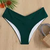 Dames Bikini Bottoms Women Swimsuit 2023 Nieuwe High Taille Thong Bikini's Bris Swimwear Bathing Suit broek Braziliaans strandkleding P230525