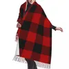 Scarves Tassel Scarf Large 196 68cm Pashmina Winter Warm Shawl Wrap Bufanda Female Lumberjack Plaid Cashmere