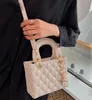 2024 Designer Leather Evening Bag - Womens Lattice Winter Shoulder Messenger Handbag