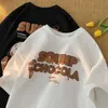 Donut Mens T Shirt Marka Letnia moda kreatywna kreskówka Kreskówki z krótkim rękawem dla mężczyzn i kobiet Ins Lazy wiatr luźne luźne wszechstronne ubrania