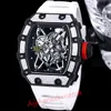 2023New Men's watch the latest upgrade V2 version RM35-02 carbon fiber hollowed out movement watches