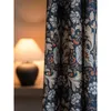 Curtain American Vintage Living Room Bedroom Curtains Large Broken Flowers Whole House Rustic Wind Country Balcony Blackout