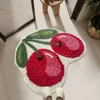 Tappetini da bagno Tappetino assorbente per bagno Frutta carina per uso domestico Antiscivolo Camera da letto Floccaggio Coperte da pavimento