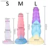 Dildos/dongs fofos garotos femininos macios femininos brinquedos sexy para a pele full girl sentindo um pênis realista de pênis scupt dildos women l230518